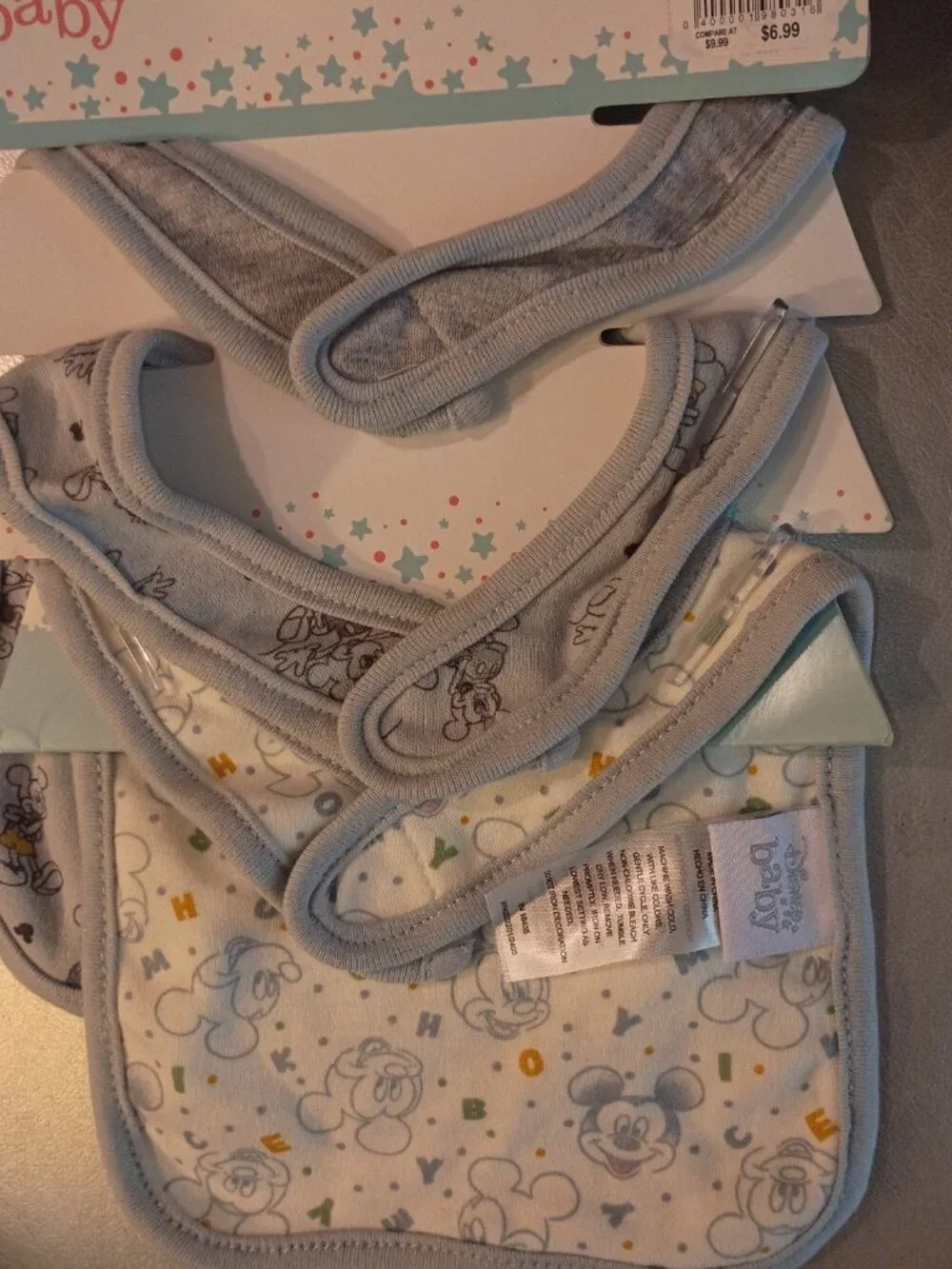 Disney Baby NWT 3 Pack Baby Bibs